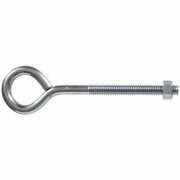 HILLMAN Hardware Essentials Eye Bolt with Nut, 3/8-16 Thread, Steel, Zinc-Plated 320740